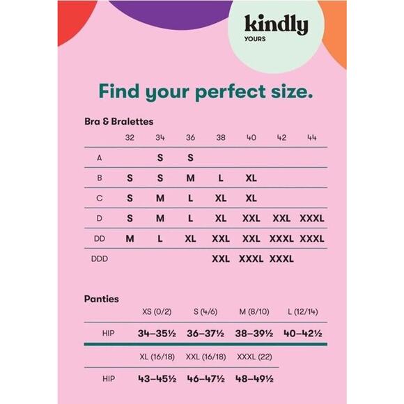 Kindly Yours Women's 4/6 Small Sustainable Comfort Modal Bikini Panties 2 Pairs‎ - Picture 5 of 5